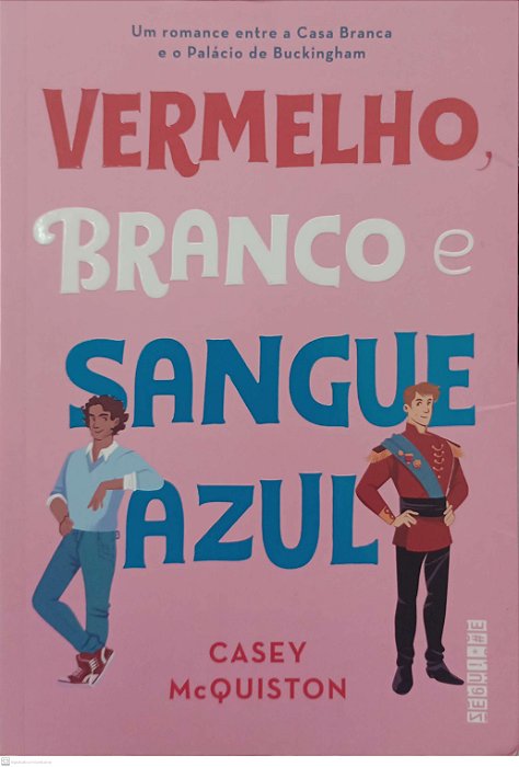 Livro Vermelho, Branco e Sangue Azul Autor Mcquiston, Casey (2019) [seminovo]