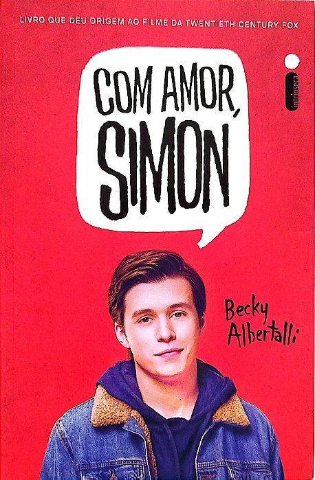Livro com Amor, Simon Autor Albertalli, Becky (2018) [seminovo]
