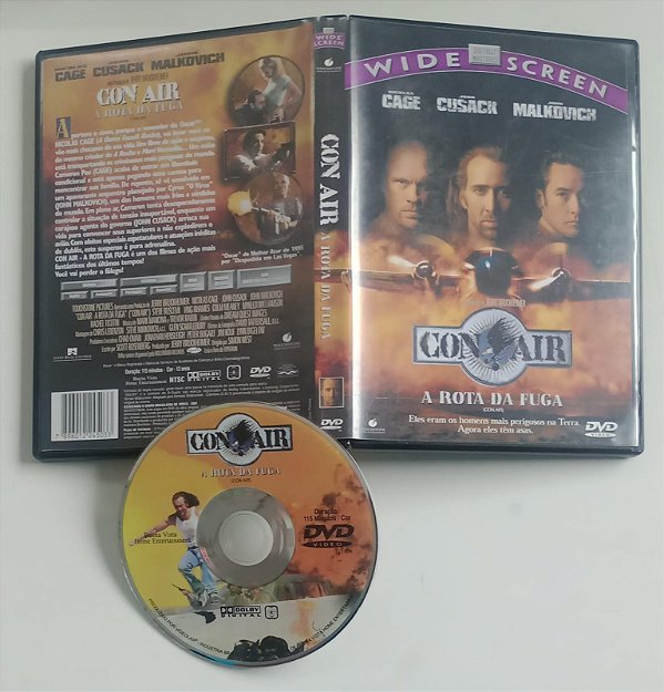 Dvd Con Air - a Rota da Fuga Editora Simon West [usado]