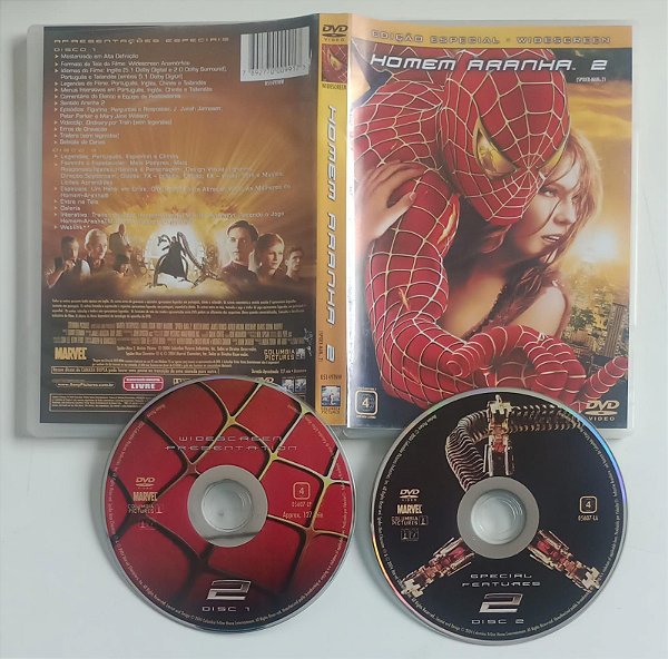 Dvd Homem-aranha 2 - Edição Especial 2 Discos Editora Sam Raimi [usado]