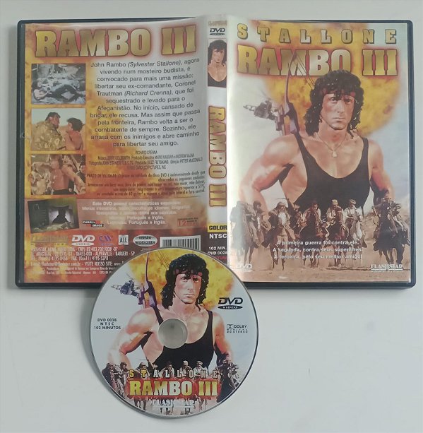 Dvd Rambo Iii Editora Peter Mcdonald [usado]