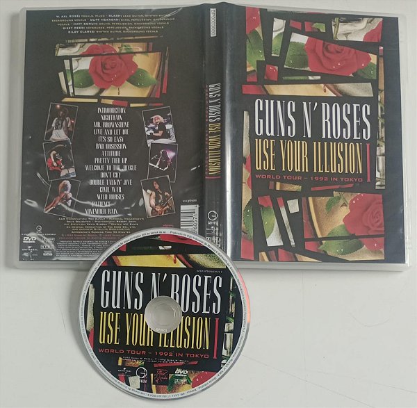 Dvd Guns N'' Roses - Use Your Illusion I / World Tour - 1992 In Tokyo Editora Kevin Reagan [usado]