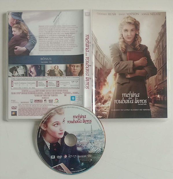Dvd a Menina que Roubava Livros Editora Brian Percival [seminovo]