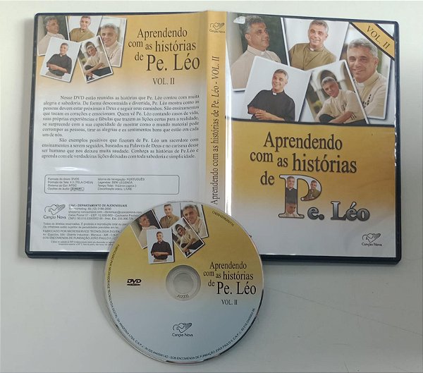 Dvd Aprendendo com as Histórias de Padre Léo Editora [seminovo]