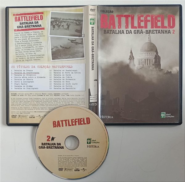 Dvd Coleção Battlefield 2 - Batalha da Grã-bretanha Editora [usado]