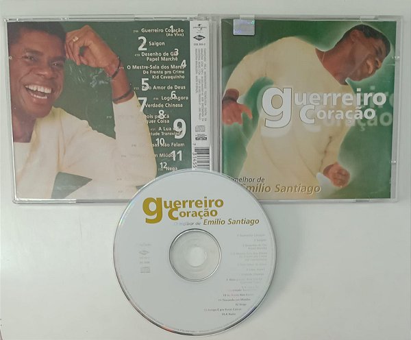 Cd Emílio Santiago - o Melhor Emílio Santiago / Guerreiro Coração Interprete Emílio Santiago (1998) [usado]