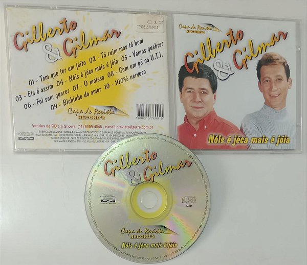 Cd Gilberto & Gilmar - Nóis é Jéca Mais é Jóia Interprete Gilberto e Gilmar [usado]