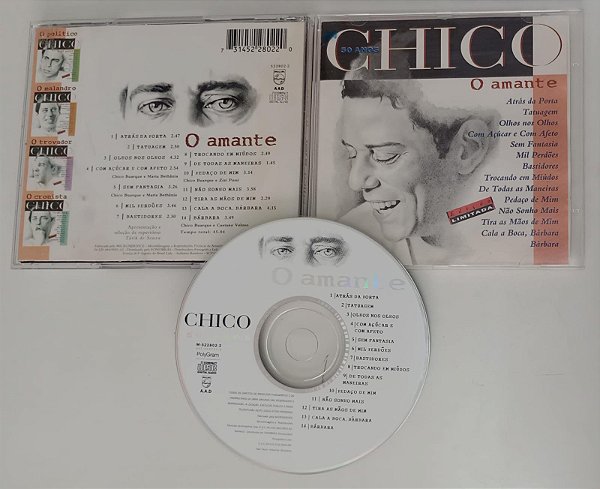 Cd Chico Buarque - Chico 50 Anos / o Amante Interprete Chico Buarque [usado]