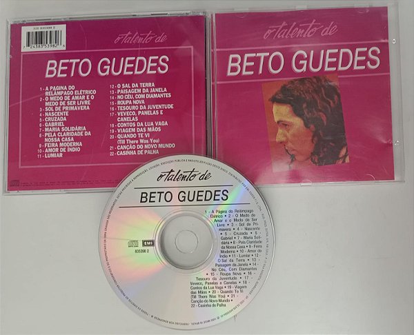 Cd Beto Guedes - o Talento de Beto Guedes Interprete Beto Guedes (1994) [usado]