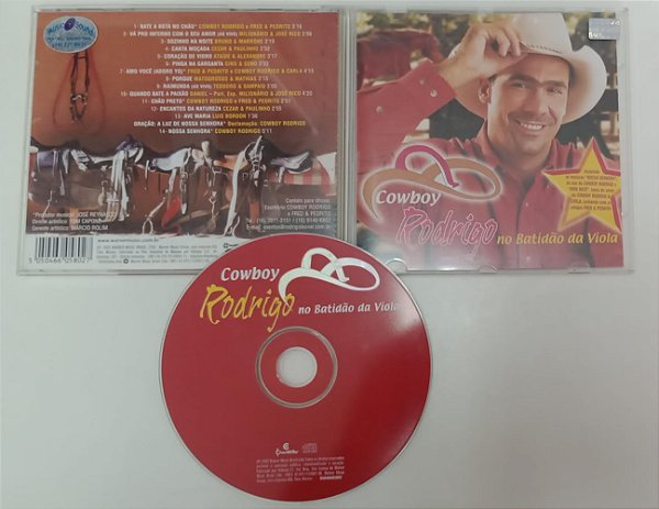 Cd Cowboy Rodrigo - no Batidão da Viola Interprete Cowboy Rodrigo (2002) [usado]
