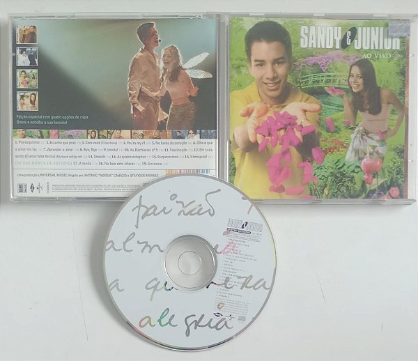 Cd Sandy e Junior - Quatro Estações / o Show (ao Vivo) Interprete Sandy e Junior (2000) [seminovo]
