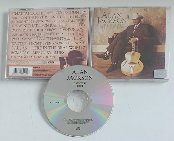 Cd Alan Jackson - The Gratest Hits Collection Interprete Alan Jackson (1995) [usado]