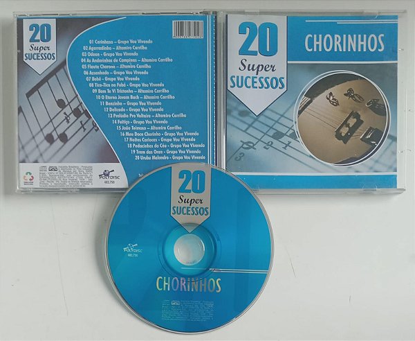 Cd Chorinhos - 20 Super Sucessos Interprete Vários Artistas [usado]