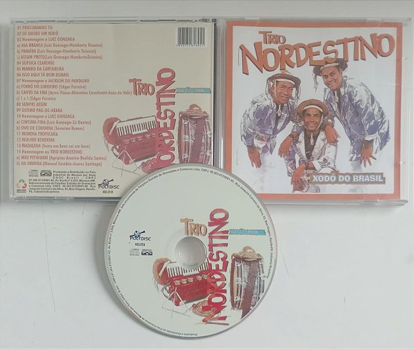 Cd Trio Nordestino - Xodó do Brasil Interprete Trio Nordestino [seminovo]