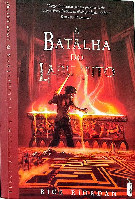 Livro a Batalha do Labirinto - Percy Jackson e os Olimpianos 4 Autor Riordan, Rick (2010) [seminovo]