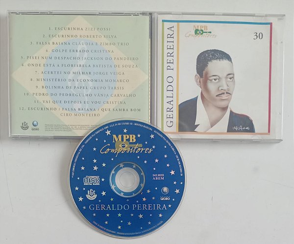 Cd Geraldo Pereira - Coleção Mpb Compositores 30 Interprete Geraldo Pereira [usado]