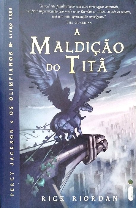 Livro a Maldição do Titã - Percy Jackson e os Olimpianos 3 Autor Riordan, Rick (2009) [seminovo]