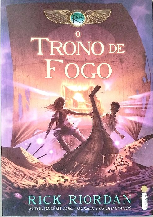Livro o Trono de Fogo - as Crônicas dos Kane 2 Autor Riordan, Rick (2011) [seminovo]