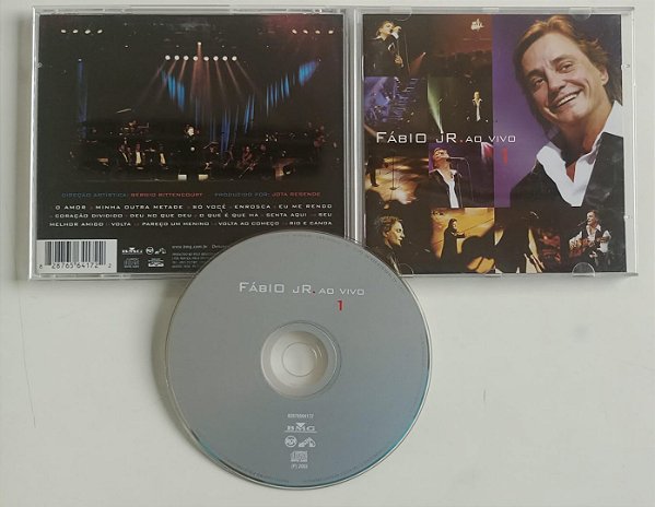 Cd Fábio Jr. - ao Vivo 1 Interprete Fábio Jr. (2003) [usado]