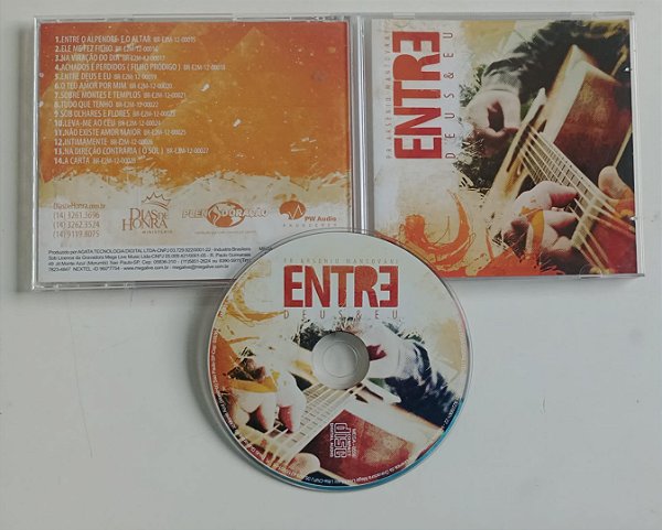 Cd Pastor Arsenio Matovani - entre Deus e Eu Interprete Pastor Arsenio Matovani [usado]