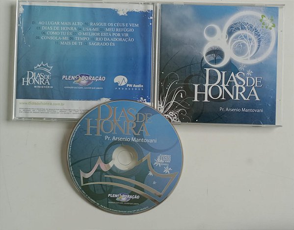 Cd Pastor Arsenio Mantovani - Dias de Honra Interprete Pastor Arsenio Mantovani [usado]
