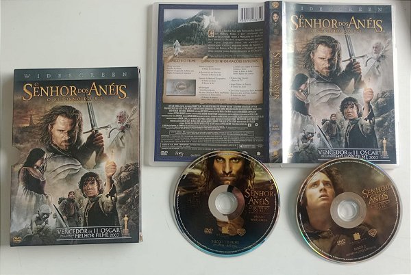 Dvd o Senhor dos Anéis - o Retorno do Rei [dvd Duplo] Editora Peter Jackson [usado]