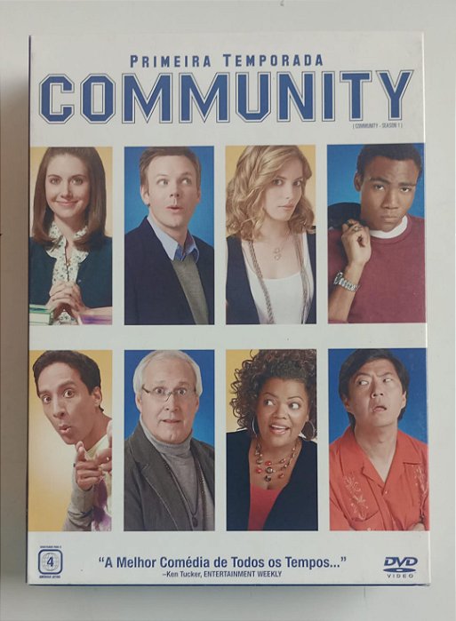 Dvd Community - Primeira Temporada [4 Discos] Editora Dan Harmon [usado]