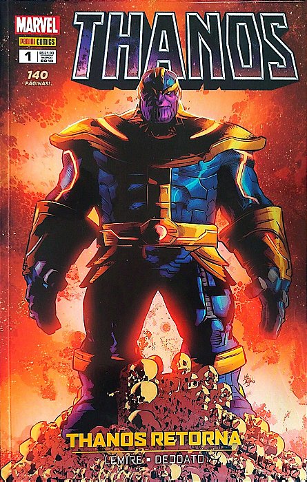 Gibi Thanos #1 Autor (2018) [seminovo]