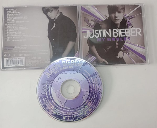 Cd Justin Bieber - My Worlds Interprete Justin Bieber (2010) [usado]
