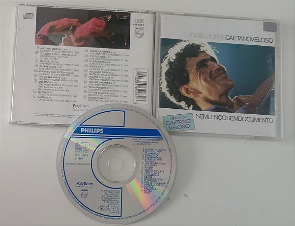 Cd o Melhor de Caetano Veloso - sem Lenço sem Documento Interprete Caetano Veloso (1989) [usado]
