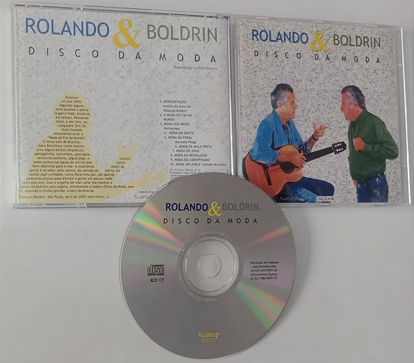 Cd Rolando & Boldrin - Disco da Moda Interprete Rolando e Boldrin [usado]