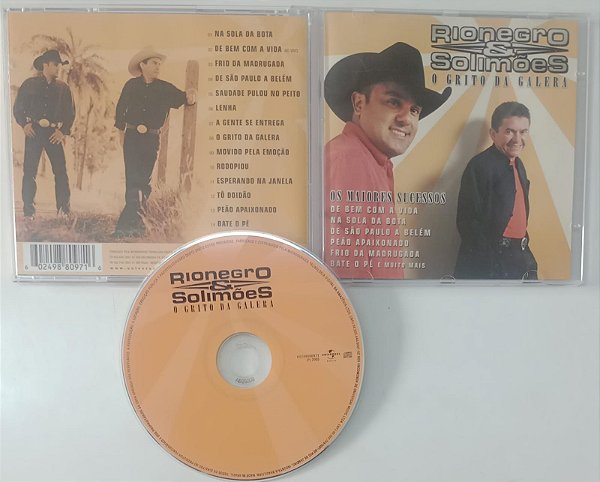 Cd Rionegro & Solimões - o Grito da Galera Interprete Rionegro e Solimões (2005) [usado]