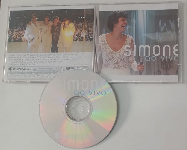 Cd Simone - ao Vivo Interprete Simone (2005) [seminovo]