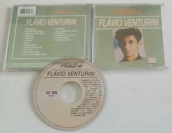 Cd o Talento de Flávio Venturini Interprete Flávio Venturini (1994) [seminovo]