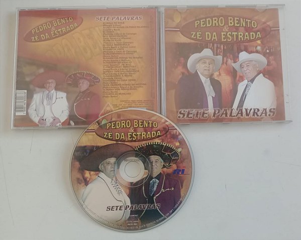 Cd Pedro Bento & Zé da Estrada - Sete Palavras Interprete Pedro Bento e Zé da Estrada [usado]