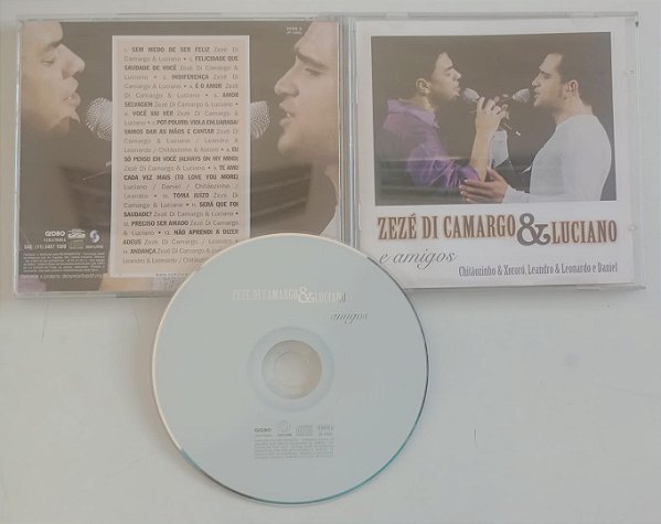 Cd Zezé Di Camargo & Luciano e Amigos Interprete Zezé Di Camargo e Luciano, Chitãozinho e Xororó, Leandro e Daniel (2002) [seminovo]