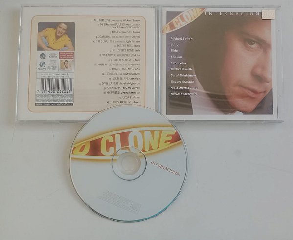 Cd o Clone - Trilha Sonora Internacional Interprete Vários Artistas (2001) [usado]