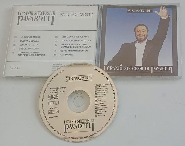 Cd Videoevent / I Grandi Sucessi Di Pavarotti Interprete Luciano Pavarotti (1991) [usado]