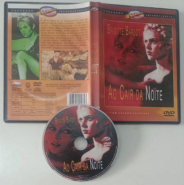 Dvd ao Cair da Noite Editora Roger Vadim [usado]