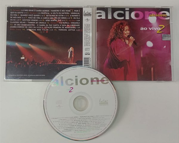 Cd Alcione - ao Vivo 2 Interprete Alcione (2003) [usado]