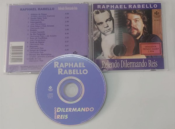 Cd Raphael Rabello - Relendo Dilermando Reis Interprete Raphael Rabello (1998) [usado]