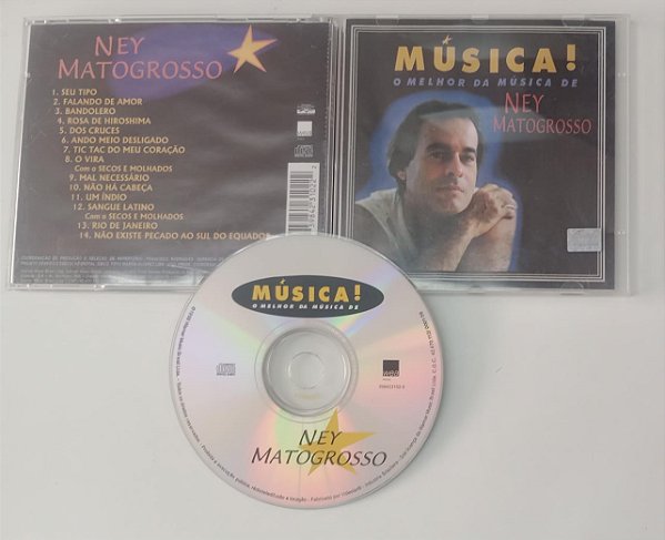 Cd Ney Matogrosso - Música ! o Melhor da Música Interprete Ney Matogrosso (1998) [usado]