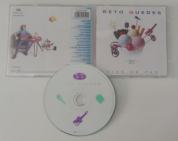 Cd Beto Guedes - Dias de Paz Interprete Beto Guedes [usado]