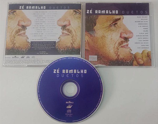 Cd Zé Ramalho - Duetos Interprete Zé Ramalho e Vários Artistas (2004) [seminovo]
