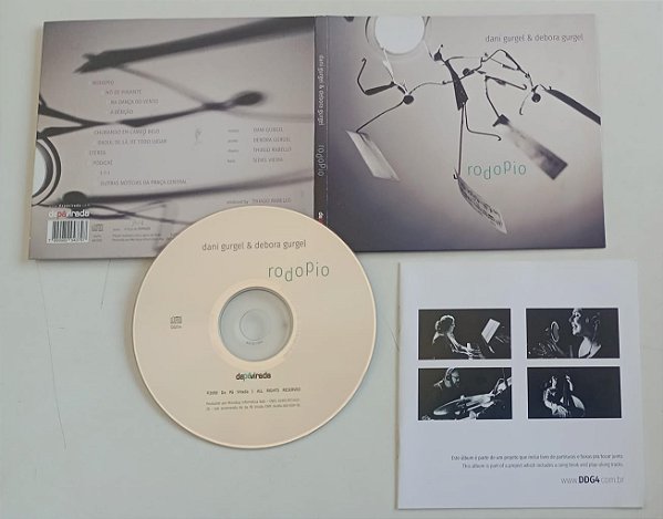 Cd Dani Gurgel & Debora Gurgel - Rodopio Interprete Dani Gurgel, Debora Gurgel e Banda (2018) [seminovo]