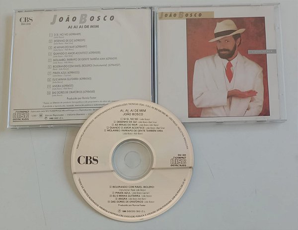 Cd João Bosco - Ai Ai Ai de mim Interprete João Bosco (1986) [usado]