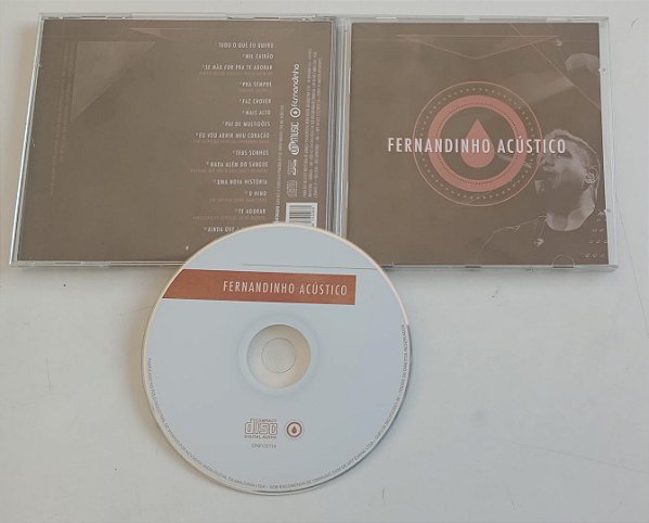 Cd Fernandinho - Acústico Interprete Fernandinho [seminovo]