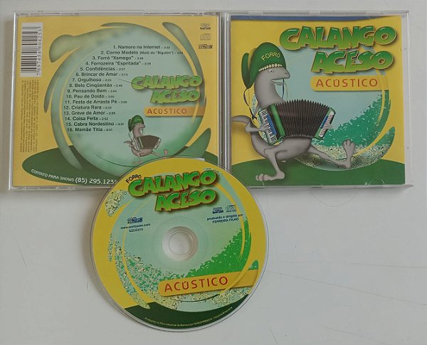 Cd Calango Aceso - Acústico Interprete Calango Aceso [seminovo]