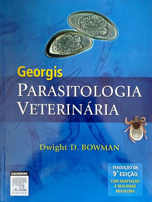 Livro Parasitologia Veterinária Autor Bowman, Dwight D. (2010) [seminovo]