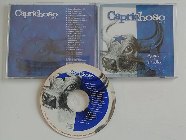 Cd Caprichoso 2001 Amor e Paixão Interprete Boi-bumbá Caprichoso (2001) [seminovo]